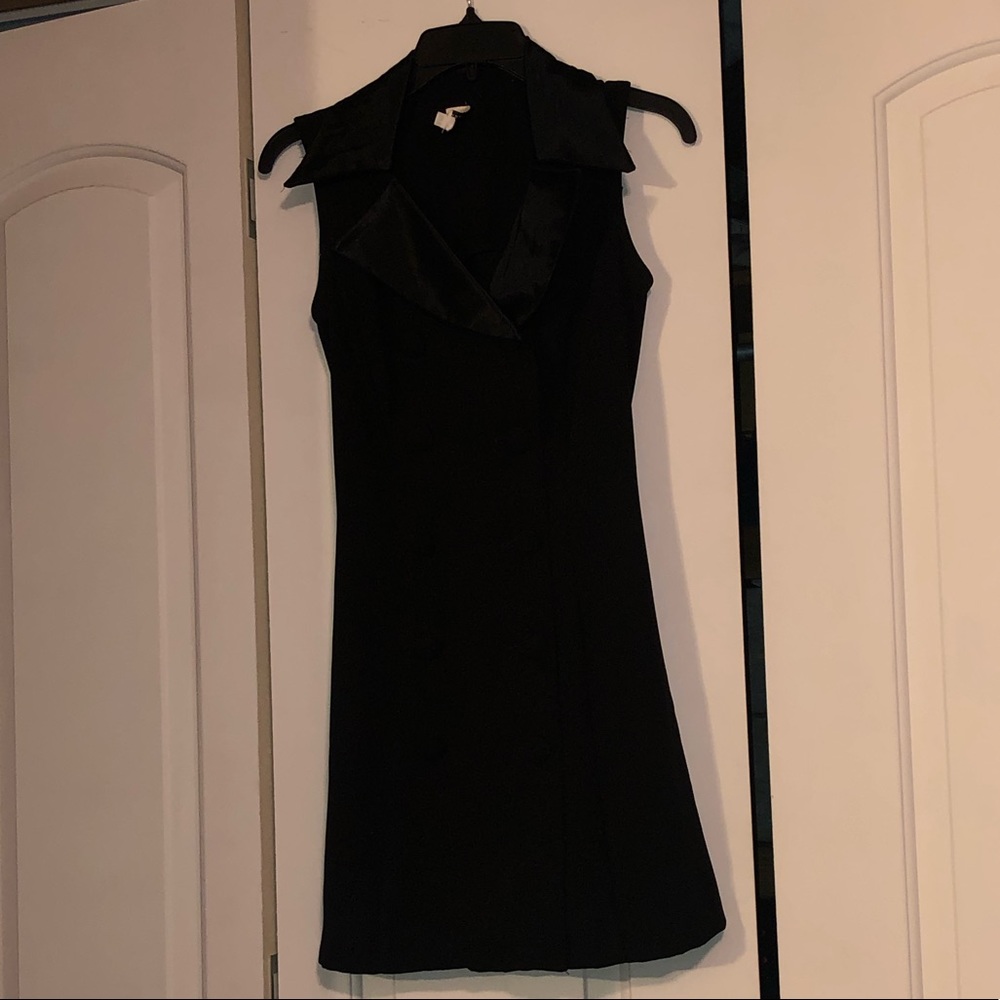 Black Button Up Dress